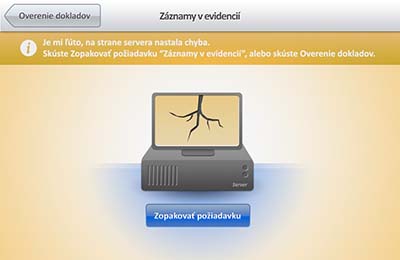 UI design accounting for defensive states, such as loss of connectivity, ensuring officers can continue their work with clear guidance on resolving connectivity issues.